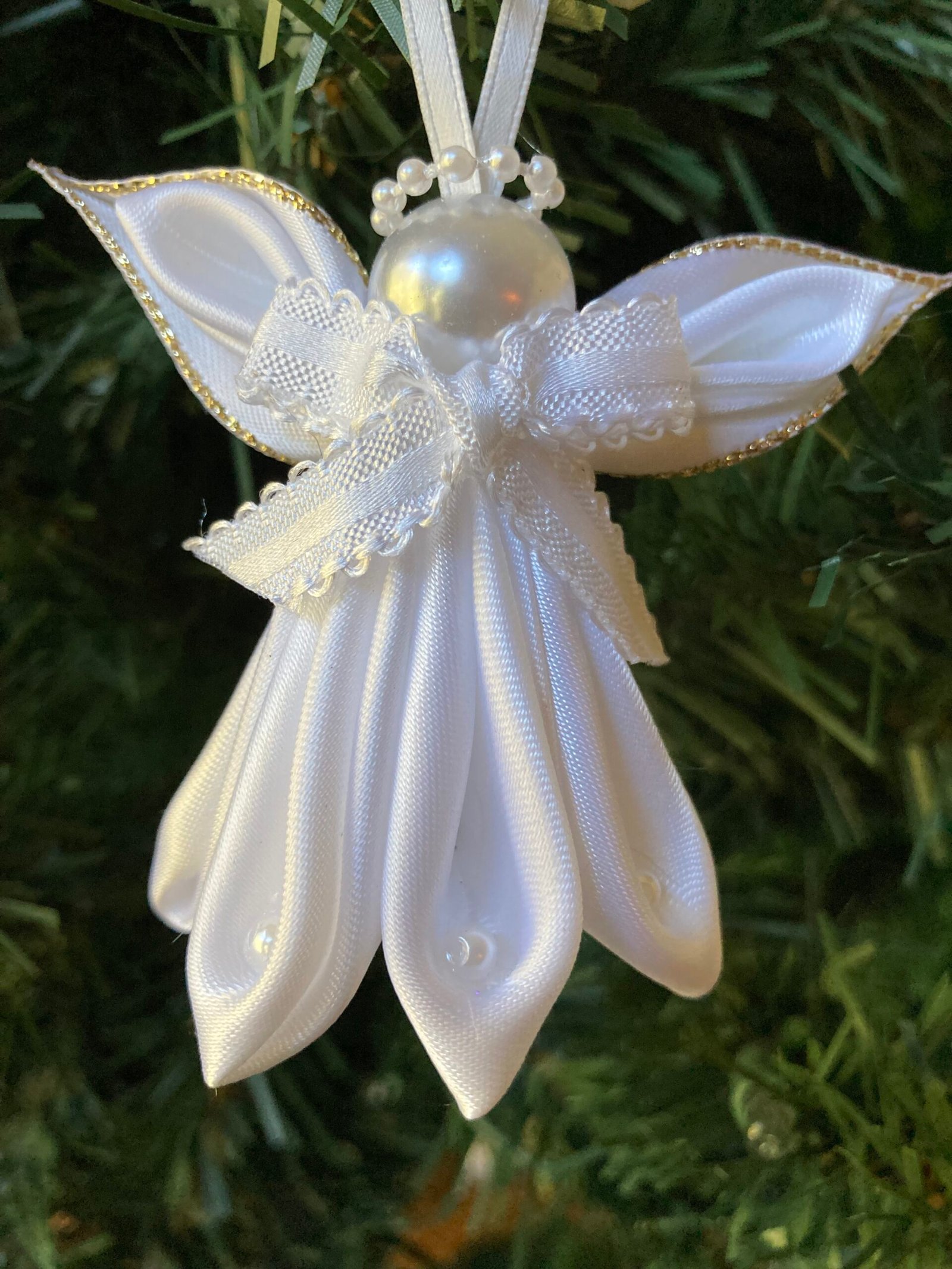angel ornament kanzashi angel small white whit angel ornament kanzashi angel small white whit