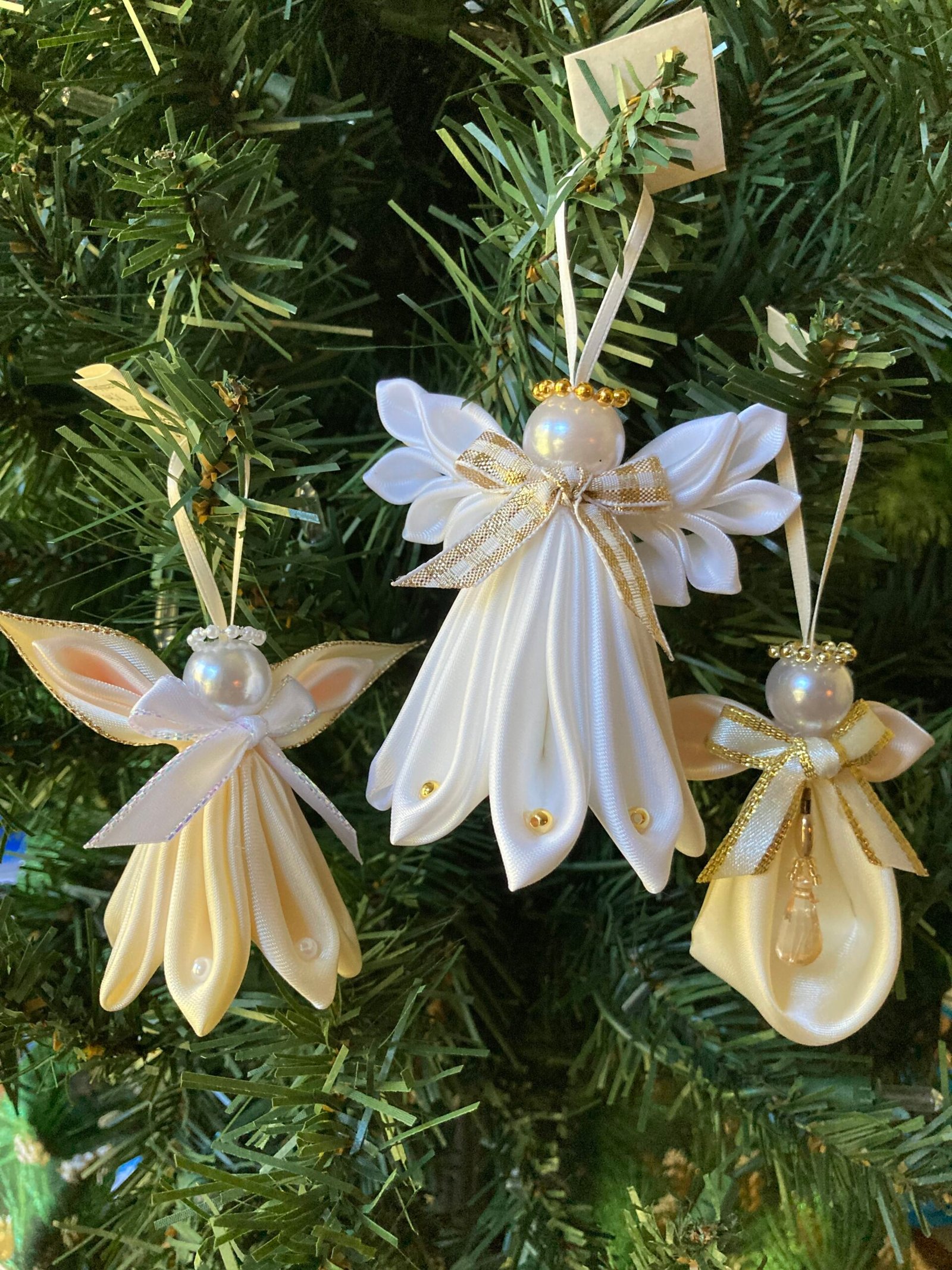 angel ornament kanzashi angels combo